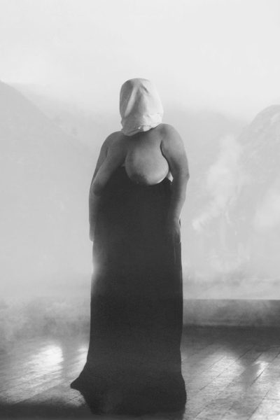 作品-黑白-矇面裸女 作品-黑白-矇面裸女