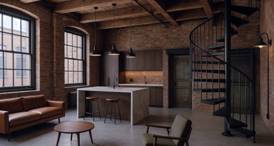 Renovated Industrial Warehouse Loft Before