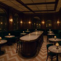 Art Deco Restaurant Interior
