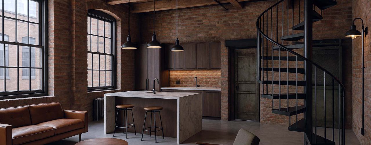 Renovated Industrial Warehouse Loft