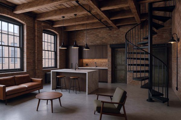 Renovated Industrial Warehouse Loft