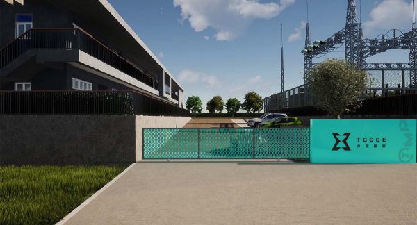 綠能廠大門示意圖